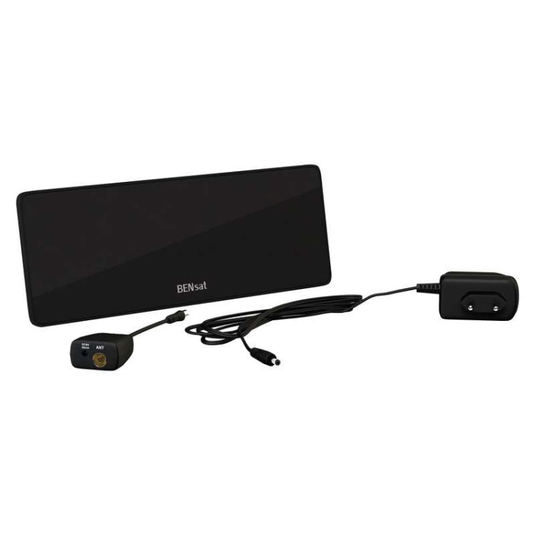 Antena pokojowa wewnętrzna DVB-T 20 dBi filtr LTE/4G HD-101N J0659 Emos DVB-T2 UHF