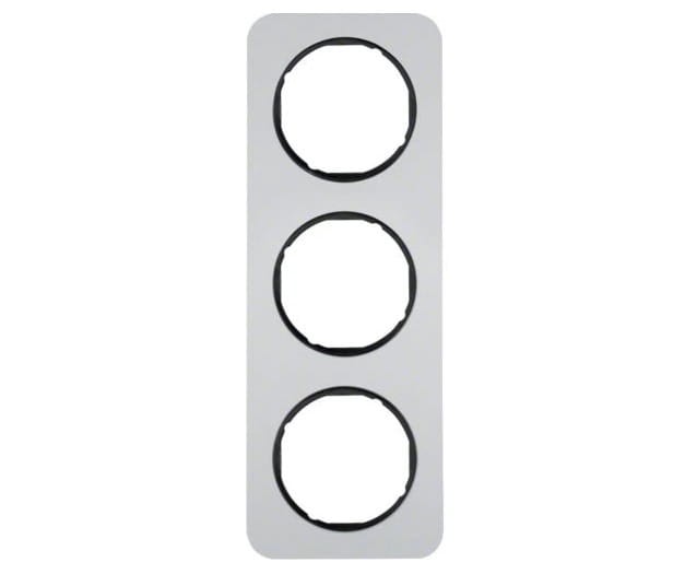 R.1 Ramka 3-krotna, alu/czarny 10132184 HAGER BERKER R.1