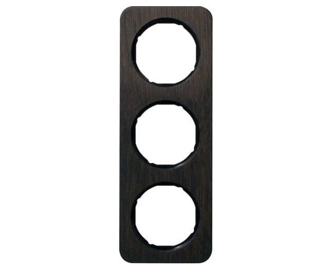 R.1 Ramka 3-krotna, dąb/czarny 10132354 HAGER BERKER R.1