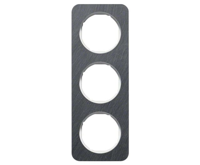 R.1 Ramka 3-krotna, łupek/biały 10132389 HAGER BERKER R.1
