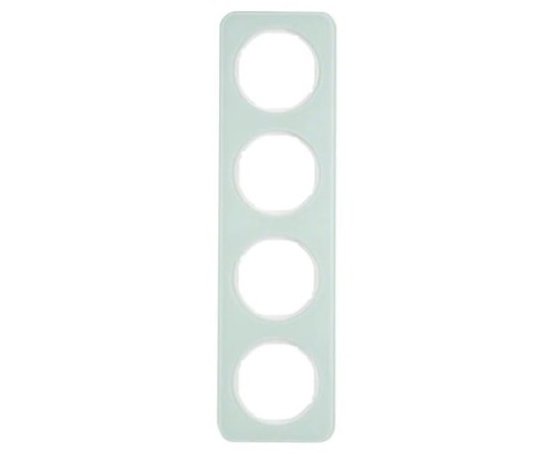 R.1 Ramka 4-krotna, szkło, biały 10142109 HAGER BERKER R.1