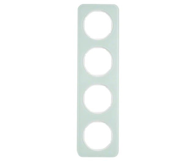 R.1 Ramka 4-krotna, szkło, biały 10142109 HAGER BERKER R.1