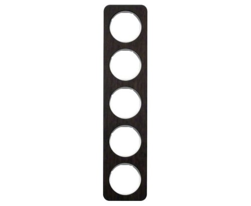 R.1 Ramka 5-krotna, dąb/biały 10152359 HAGER BERKER R.1