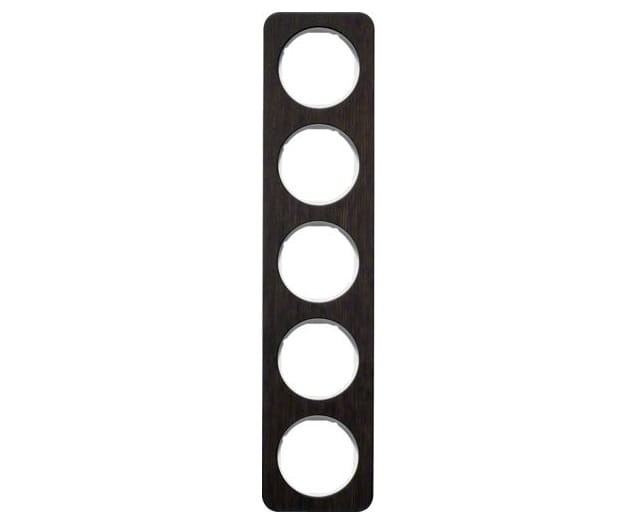 R.1 Ramka 5-krotna, dąb/biały 10152359 HAGER BERKER R.1