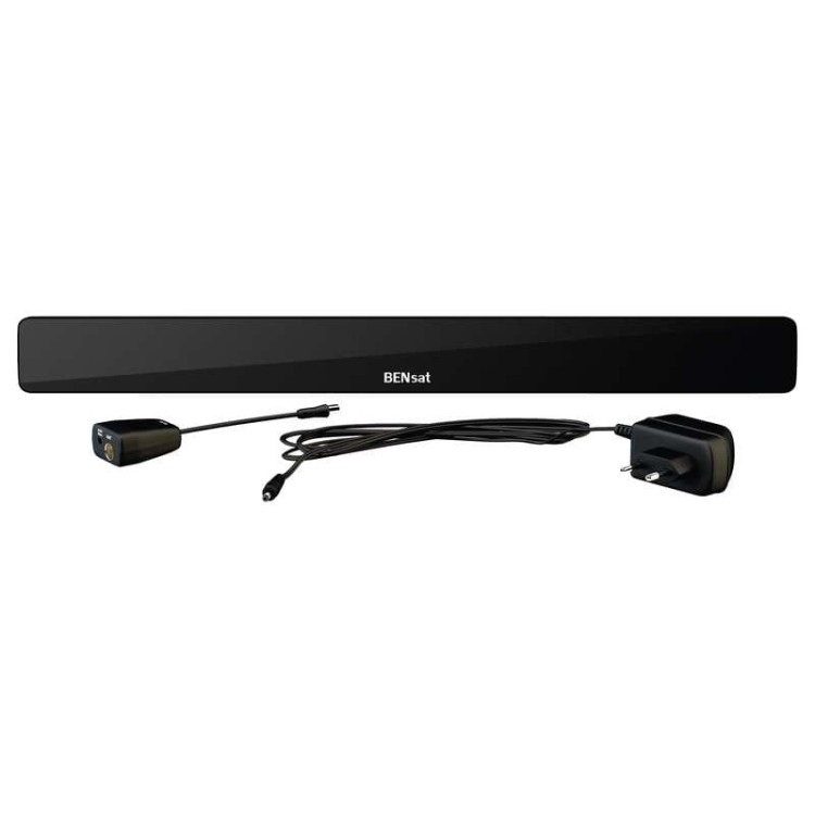 Antena pokojowa wewnętrzna DVB-T 20 dBi filtr LTE/4G HDi 300 J0662 Emos DVB-T2 UHF VHF DAB