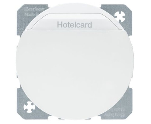 R.1/R.3 Łącznik przekaźnikowy na kartę hotelową, biały 16402089 HAGER BERKER R.1 R.3 Serie 1930 R.classic