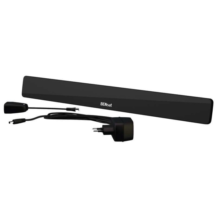 Antena pokojowa wewnętrzna DVB-T 20 dBi filtr LTE/4G HDi 300 J0662 Emos DVB-T2 UHF VHF DAB