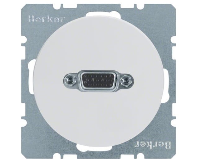 R.1/R.3 Gniazdo VGA biały 3315402089 HAGER BERKER R.1 R.3 Serie 1930 R.classic