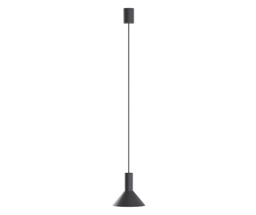 Lampa sufitowa wisząca Industrialna Loft HERMANOS A BLACK 8105 NOWODVORSKI Lighting GU10 nowoczesna oprawa oświetleniowa metal żyrandol czarny czarna pojedynczy zwis Inspiracje Premium