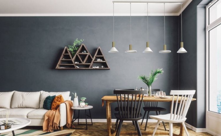 Lampa sufitowa wisząca Industrialna Loft HERMANOS V BLACK 10906 NOWODVORSKI Lighting 5xGU10 nowoczesna oprawa oświetleniowa metal mosiądz żyrandol czarny czarna zwis Inspiracje Premium