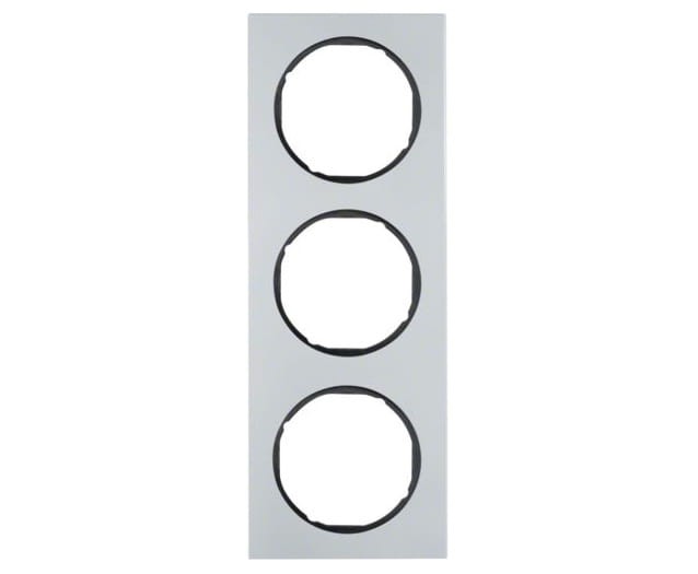 R.3 Ramka 3-krotna, alu/czarny 10132284 HAGER BERKER R.3