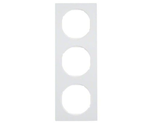 R.3 Ramka 3-krotna, biały, połysk 10132289 HAGER BERKER R.3