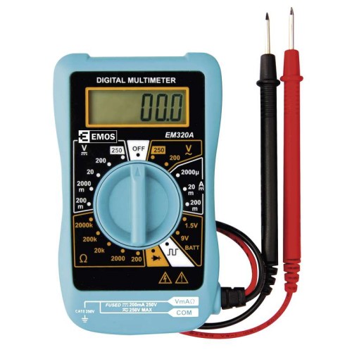 Multimetr miernik uniwersalny cyfrowy EM320A M0320 Emos wyświetlacz LCD