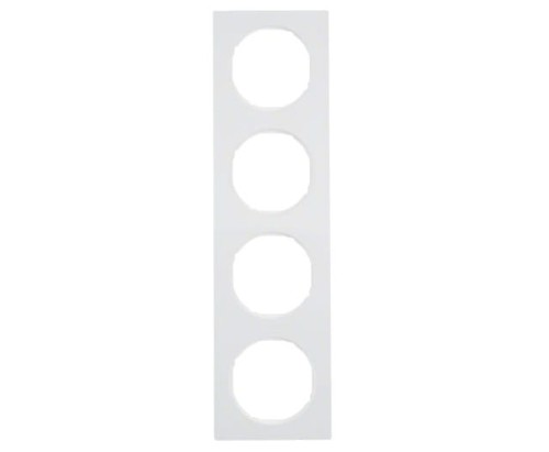 R.3 Ramka 4-krotna, biały, połysk 10142289 HAGER BERKER R.3