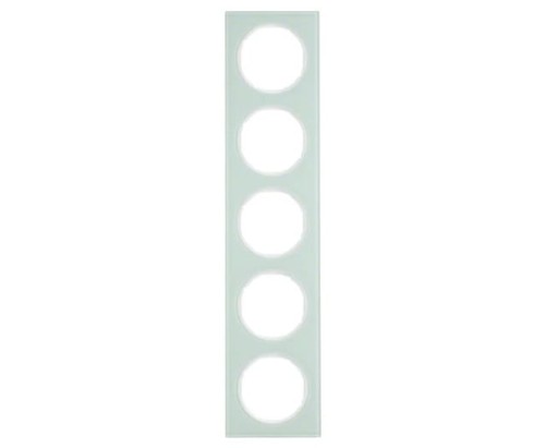 R.3 Ramka 5-krotna, szkło, biały 10152209 HAGER BERKER R.3