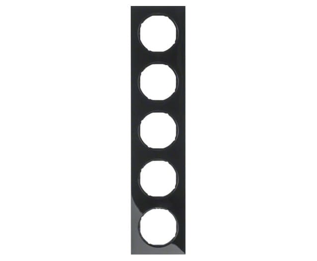 R.3 Ramka 5-krotna, czarny, połysk 10152245 HAGER BERKER R.3