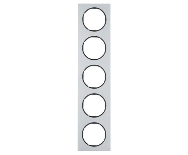 R.3 Ramka 5-krotna, alu/czarny 10152284 HAGER BERKER R.3
