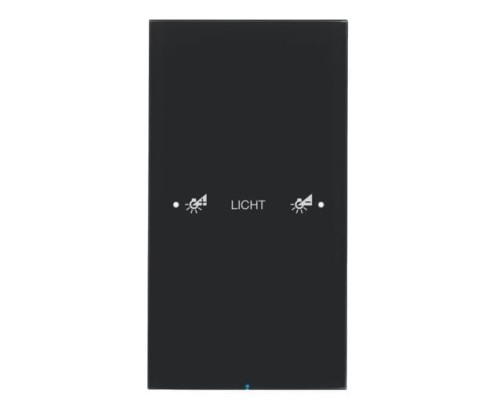 R.3 Sensor dotykowy 1-krotny konfigurowalny, szkło, czarny 75141155 HAGER BERKER R.3