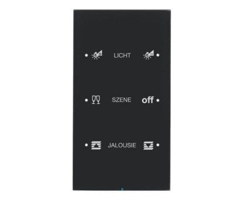 R.3 Sensor dotykowy 3-krotny konfigurowalny, szkło, czarny 75143155 HAGER BERKER R.3