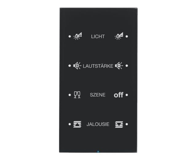 R.3 Sensor dotykowy 4-krotny konfigurowalny, szkło, czarny 75144155 HAGER BERKER R.3