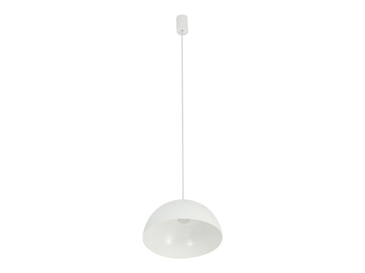 Lampa sufitowa wisząca Industrialna Loft HEMISPHERE SUPER S WHITE 10695 NOWODVORSKI Lighting GX53 33cm oświetleniowa żyrandol nowoczesna metal do Kuchni Jadalni nad stół blat wyspę biała biały zwis Inspiracje Premium