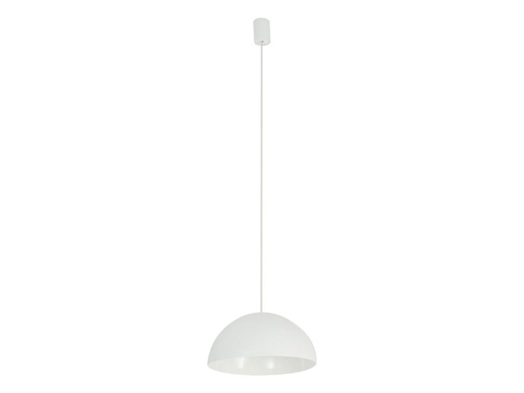 Lampa sufitowa wisząca Industrialna Loft HEMISPHERE SUPER S WHITE 10695 NOWODVORSKI Lighting GX53 33cm oświetleniowa żyrandol nowoczesna metal do Kuchni Jadalni nad stół blat wyspę biała biały zwis Inspiracje Premium