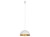 Lampa sufitowa wisząca Industrialna Loft HEMISPHERE SUPER S WHITE/GOLD 10701 NOWODVORSKI Lighting GX53 33cm oświetleniowa żyrandol nowoczesna metal do Kuchni Jadalni nad stół blat wyspę biało-złota biały satynowe złoto zwis Inspiracje Premium