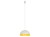 Lampa sufitowa wisząca Industrialna Loft HEMISPHERE SUPER S WHITE/GOLD 10701 NOWODVORSKI Lighting GX53 33cm oświetleniowa żyrandol nowoczesna metal do Kuchni Jadalni nad stół blat wyspę biało-złota biały satynowe złoto zwis Inspiracje Premium