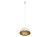 Lampa sufitowa wisząca Industrialna Loft HEMISPHERE SUPER S WHITE/GOLD 10701 NOWODVORSKI Lighting GX53 33cm oświetleniowa żyrandol nowoczesna metal do Kuchni Jadalni nad stół blat wyspę biało-złota biały satynowe złoto zwis Inspiracje Premium