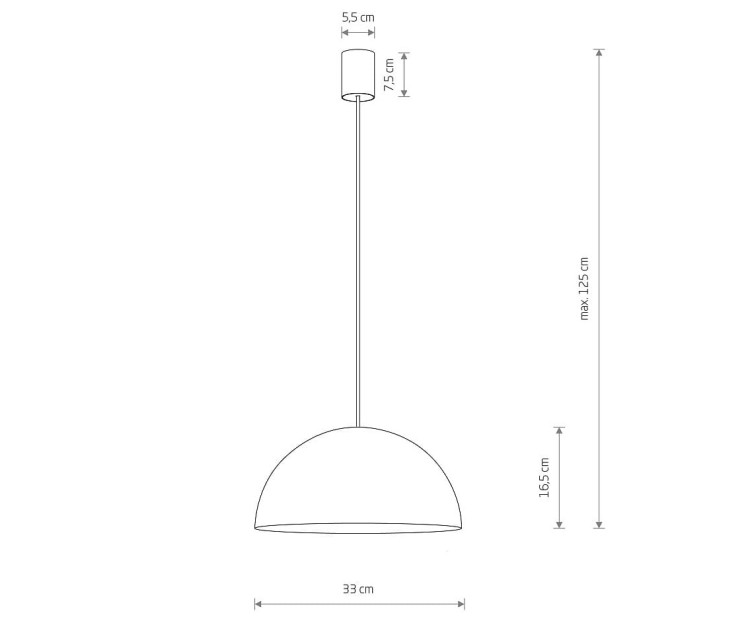 Lampa sufitowa wisząca Industrialna Loft HEMISPHERE SUPER S WHITE/GOLD 10701 NOWODVORSKI Lighting GX53 33cm oświetleniowa żyrandol nowoczesna metal do Kuchni Jadalni nad stół blat wyspę biało-złota biały satynowe złoto zwis Inspiracje Premium