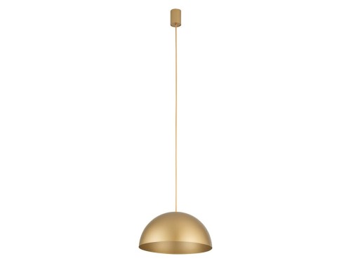 Lampa sufitowa wisząca Industrialna Loft HEMISPHERE SUPER S GOLD 10616 NOWODVORSKI Lighting GX53 33cm oświetleniowa żyrandol nowoczesna metal do Kuchni Jadalni nad stół blat wyspę złota satynowe złoto zwis Inspiracje Premium