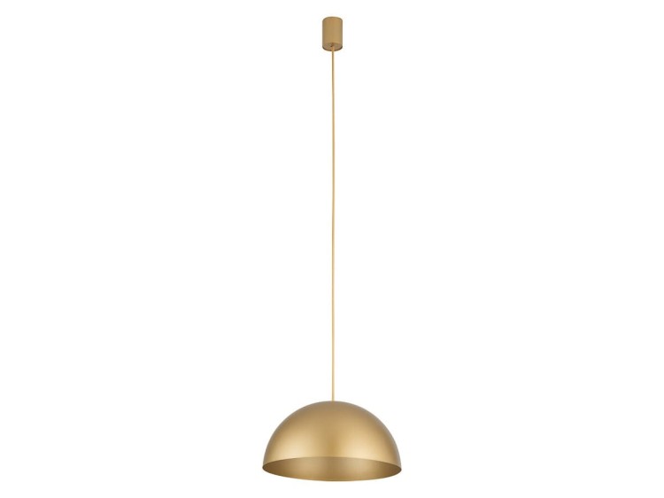 Lampa sufitowa wisząca Industrialna Loft HEMISPHERE SUPER S GOLD 10616 NOWODVORSKI Lighting GX53 33cm oświetleniowa żyrandol nowoczesna metal do Kuchni Jadalni nad stół blat wyspę złota satynowe złoto zwis Inspiracje Premium
