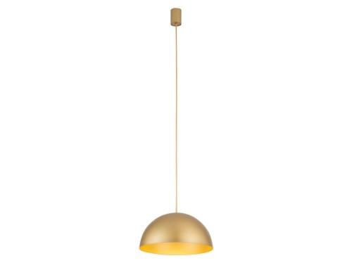 Lampa sufitowa wisząca Industrialna Loft HEMISPHERE SUPER S GOLD 10616 NOWODVORSKI Lighting GX53 33cm oświetleniowa żyrandol nowoczesna metal do Kuchni Jadalni nad stół blat wyspę złota satynowe złoto zwis Inspiracje Premium