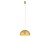 Lampa sufitowa wisząca Industrialna Loft HEMISPHERE SUPER S GOLD 10616 NOWODVORSKI Lighting GX53 33cm oświetleniowa żyrandol nowoczesna metal do Kuchni Jadalni nad stół blat wyspę złota satynowe złoto zwis Inspiracje Premium