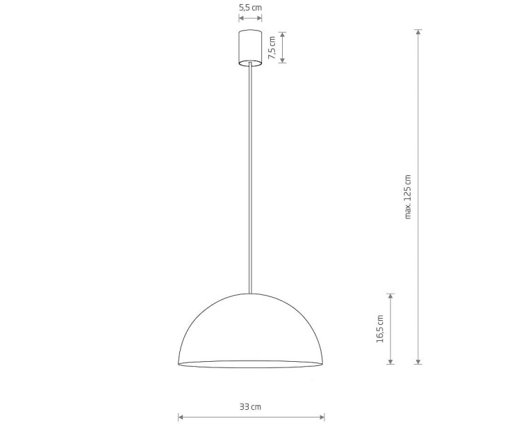 Lampa sufitowa wisząca Industrialna Loft HEMISPHERE SUPER S GOLD 10616 NOWODVORSKI Lighting GX53 33cm oświetleniowa żyrandol nowoczesna metal do Kuchni Jadalni nad stół blat wyspę złota satynowe złoto zwis Inspiracje Premium