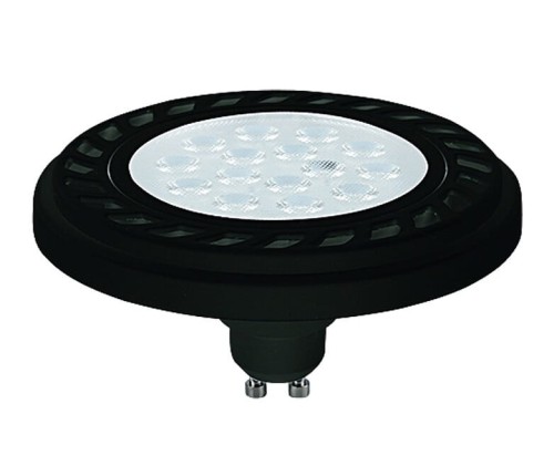 Żarówka Reflektor LED 9W GU10 ES111 BLACK ANGLE 30 9213 NOWODVORSKI Lighting 4000K AR111 kąt świecenia 30° czarna barwa neutralna dzienna Inspiracje Premium