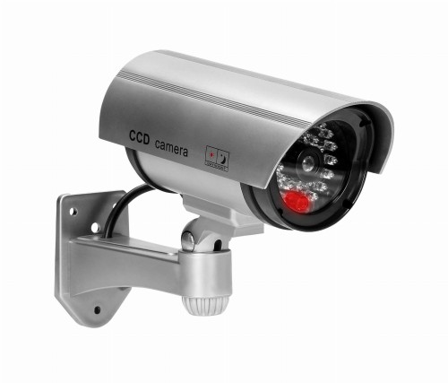 Atrapa kamery monitorującej CCTV, bateryjna, srebrna CD-3/G Virone
