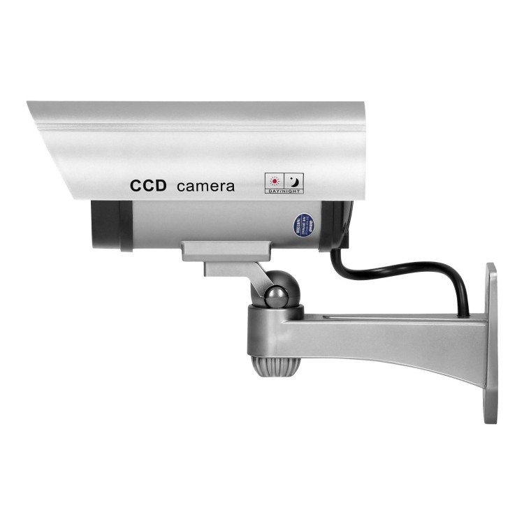 Atrapa kamery monitorującej CCTV, bateryjna, srebrna CD-3/G Virone