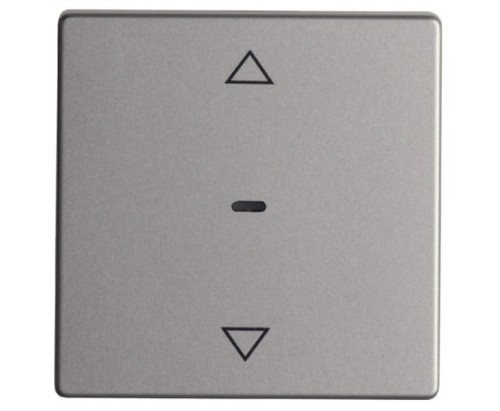 Q.1/Q.3/Q.7 KNX RF quicklink przycisk żaluzjowy, alu aksamit, lakierowany 85245224 HAGER BERKER Q.1 Q.3 Q.7 KNX