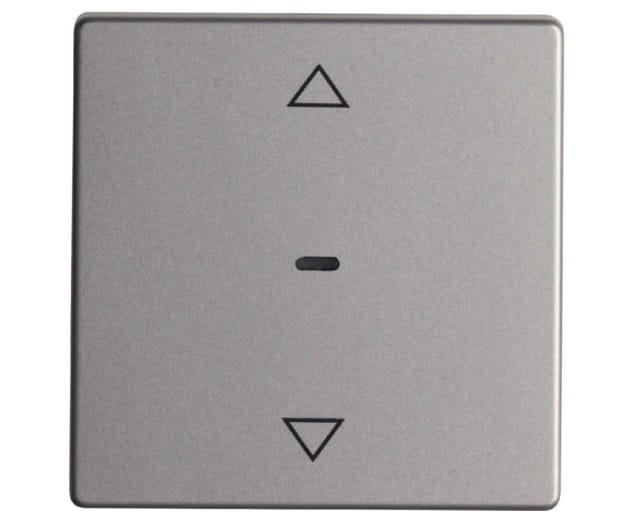 Q.1/Q.3/Q.7 KNX RF quicklink przycisk żaluzjowy, alu aksamit, lakierowany 85245224 HAGER BERKER Q.1 Q.3 Q.7 KNX