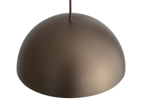Lampa sufitowa wisząca Industrialna Loft HEMISPHERE SUPER S CHOCOLATE 10618 NOWODVORSKI Lighting GX53 33cm oświetleniowa żyrandol nowoczesna metal do Kuchni Jadalni nad stół blat wyspę czekoladowa satynowy czekoladowy zwis Inspiracje Premium