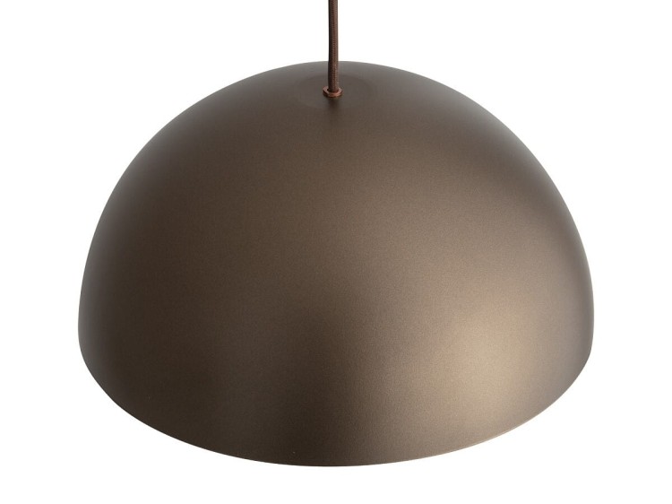 Lampa sufitowa wisząca Industrialna Loft HEMISPHERE SUPER S CHOCOLATE 10618 NOWODVORSKI Lighting GX53 33cm oświetleniowa żyrandol nowoczesna metal do Kuchni Jadalni nad stół blat wyspę czekoladowa satynowy czekoladowy zwis Inspiracje Premium