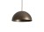 Lampa sufitowa wisząca Industrialna Loft HEMISPHERE SUPER S CHOCOLATE 10618 NOWODVORSKI Lighting GX53 33cm oświetleniowa żyrandol nowoczesna metal do Kuchni Jadalni nad stół blat wyspę czekoladowa satynowy czekoladowy zwis Inspiracje Premium