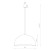 Lampa sufitowa wisząca Industrialna Loft HEMISPHERE SUPER L WHITE/GOLD 10700 NOWODVORSKI Lighting 4x GX53 50cm oświetleniowa żyrandol nowoczesna metal do Kuchni Jadalni nad stół blat wyspę biało-złota biały złoty zwis Inspiracje Premium