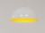 Lampa sufitowa wisząca Industrialna Loft HEMISPHERE SUPER L WHITE/GOLD 10700 NOWODVORSKI Lighting 4x GX53 50cm oświetleniowa żyrandol nowoczesna metal do Kuchni Jadalni nad stół blat wyspę biało-złota biały złoty zwis Inspiracje Premium