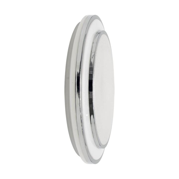 Plafoniera Plafon Łazienkowy GLORIA LED C 48W IP44 03727 Struhm Ideus z Pilotem 50cm do łazienki sypialni korytarza jadalni oprawa lampa sufitowa biały srebrny