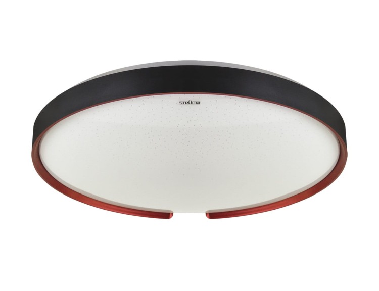 Plafoniera Plafon Łazienkowy ESPERANTO LED C SMART 24W IP44 04076 Struhm Ideus Tuya 40cm do łazienki sypialni korytarza jadalni oprawa lampa sufitowa czarny czarna sterowana telefonem smartfonem Google Home