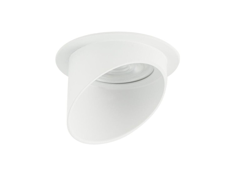 Lampa sufitowa podtynkowa 7,5cm SOLTA WHITE 10492 NOWODVORSKI Lighting 1x GU10 Spot oświetleniowa nowoczesna sufitowa metal biała do regipsu Inspiracje Premium