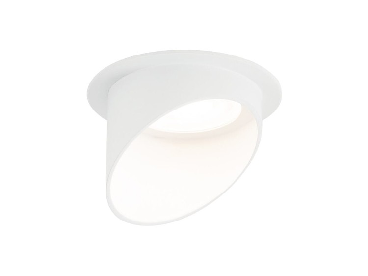 Lampa sufitowa podtynkowa 7,5cm SOLTA WHITE 10492 NOWODVORSKI Lighting 1x GU10 Spot oświetleniowa nowoczesna sufitowa metal biała do regipsu Inspiracje Premium