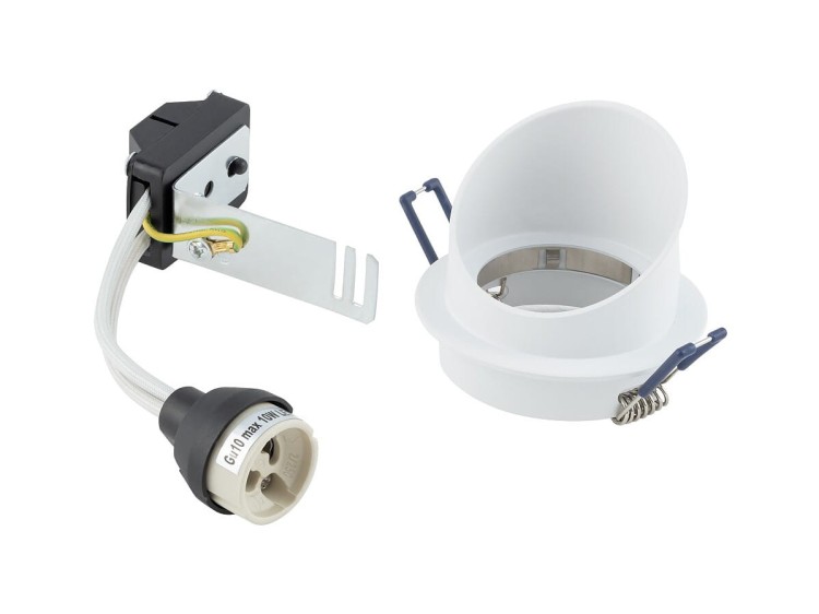 Lampa sufitowa podtynkowa 7,5cm SOLTA WHITE 10492 NOWODVORSKI Lighting 1x GU10 Spot oświetleniowa nowoczesna sufitowa metal biała do regipsu Inspiracje Premium